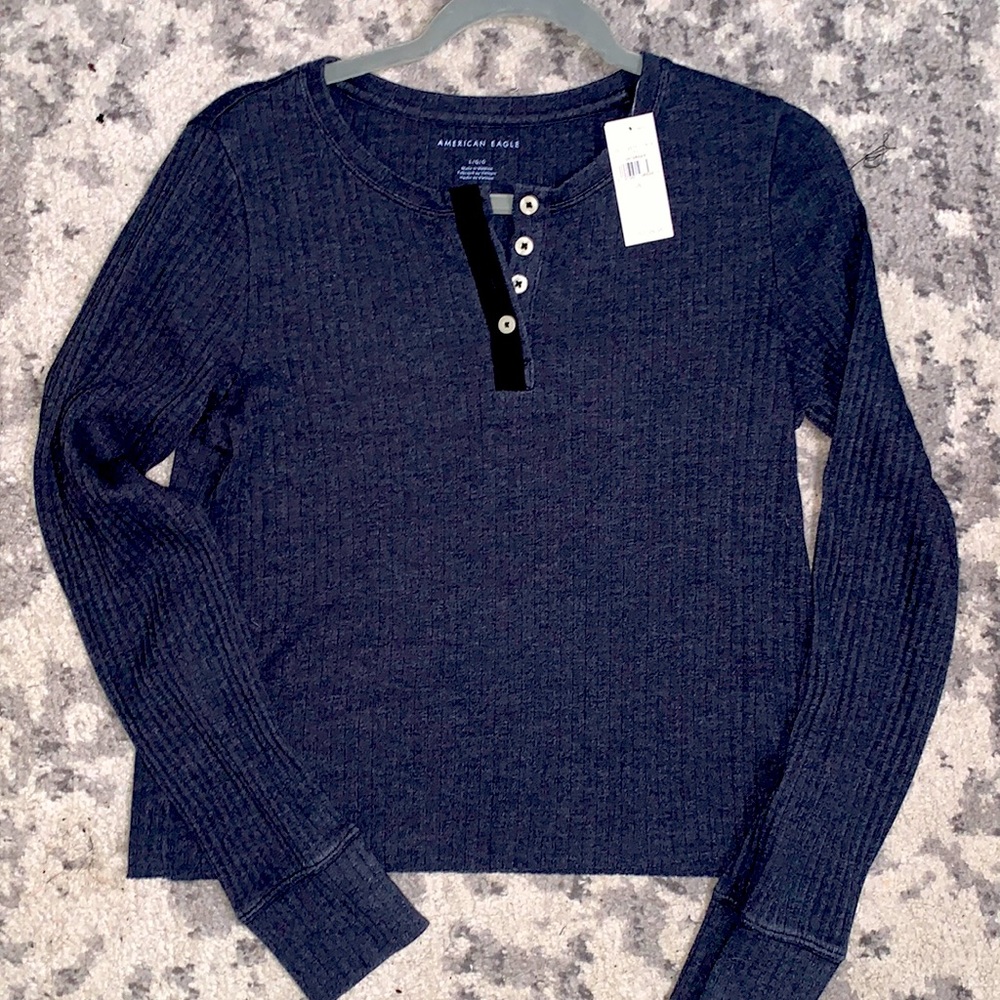 BLUE AMERICAN EAGLE TOP